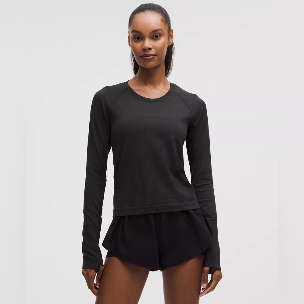 lululemon athletica Black Long Sleeve Tee